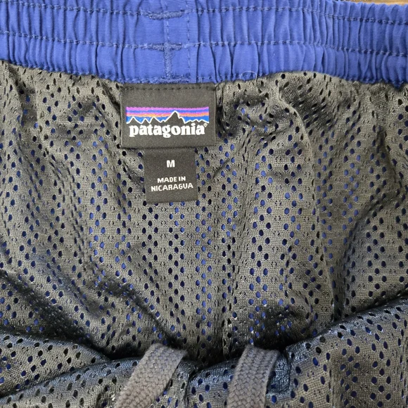 Patagonia Royal Blue Men's Elastic-Waist Shorts With Pockets And Mesh Linning - Picture 4 of 4